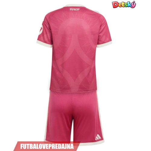 Lacne Dětský Futbalové dres Real Madrid 2026-27 Krátky Rukáv - Tretina (+ trenírky)